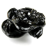 【強力魔除・金・財・商売・子宝・安産・】チベット産！モリオン三脚蛙・銭蛙⭐️R9 Amazon.com: EDCWDTYYEC 铜金蟾Golden Toad 聚宝盆Cornucopia