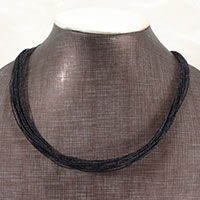 シルクのネックレスたち ブラック