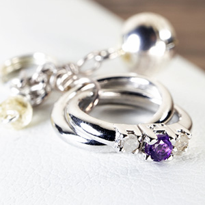 旺玉玉・ベイビー 2月 (アメジスト&インペリアルトパーズ)