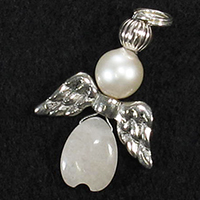 海の天使・大きな翼の桃花天使