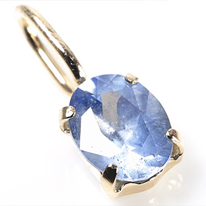 【K18】ペンダントトップCOLLECTION アクアマリン No.17のイメージ