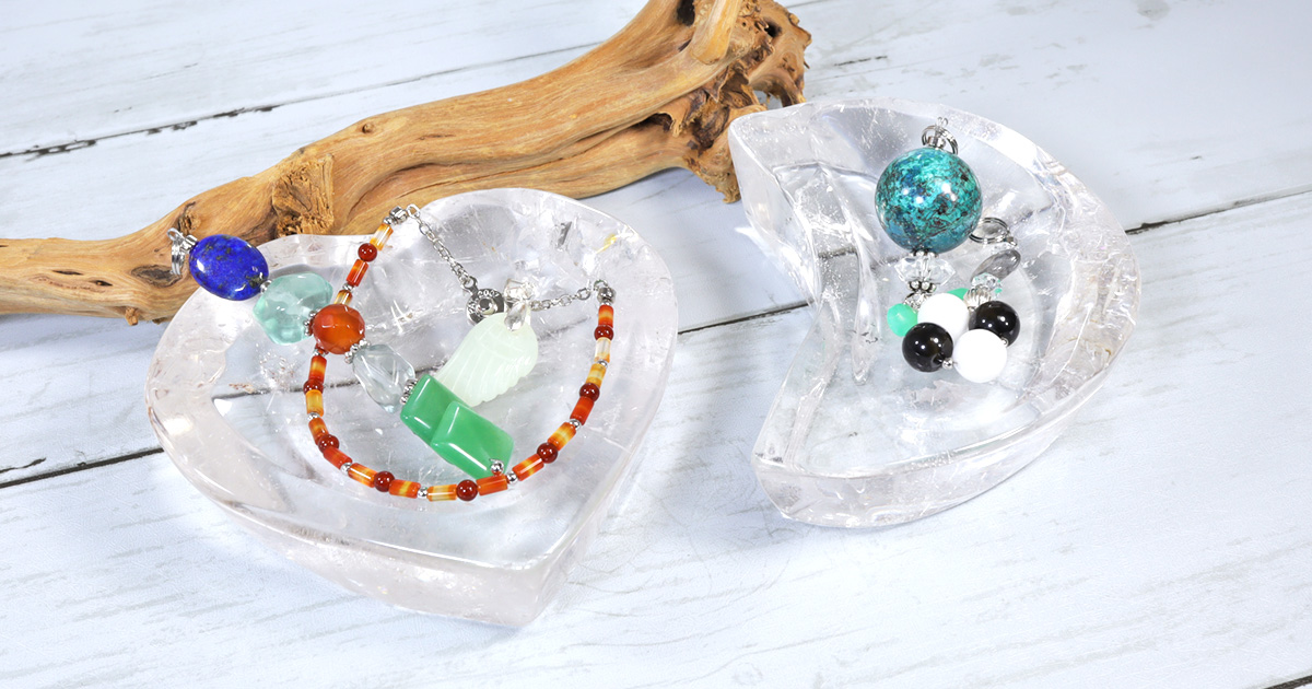 マラカイト ザンビア 天然石浄化皿 パワーストーン 浄化 セット 香皿A