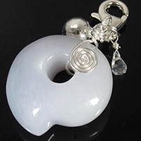 財もたらす勾玉BIG ~ ラベンダー翡翠 ~